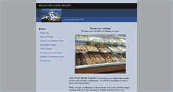 Desktop Screenshot of mountainhomebakery.com